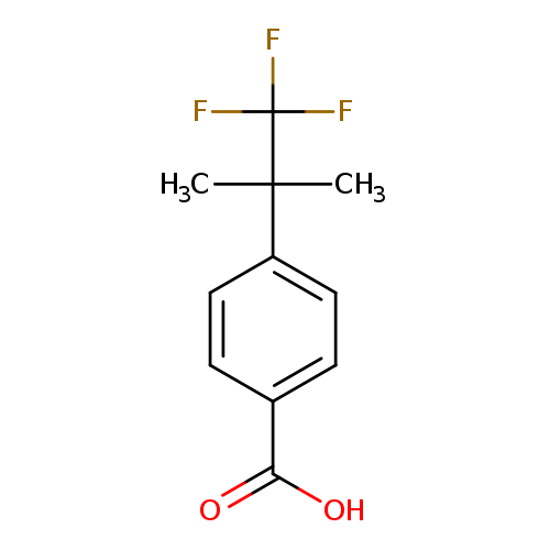 4-(1,1,1-trifluoro-2-methylpropan-2-yl)benzoic acid