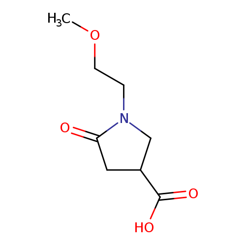 1-(2-METHOXY-ETHYL)-5-OXO-PYRROLIDINE-3-CARBOXYLIC ACID