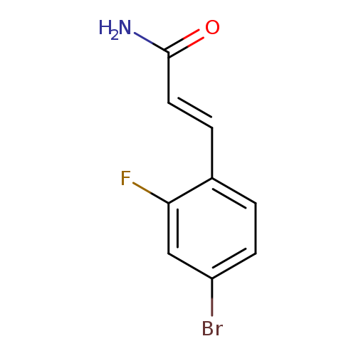 (2E)-3-(4-Bromo-2-fluorophenyl)prop-2-enamide