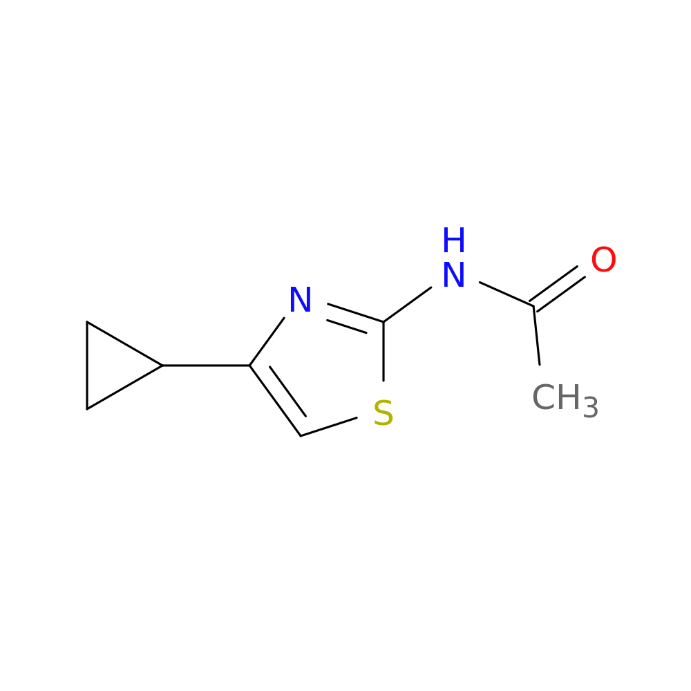 N-(4-cyclopropyl-1,3-thiazol-2-yl)acetamide