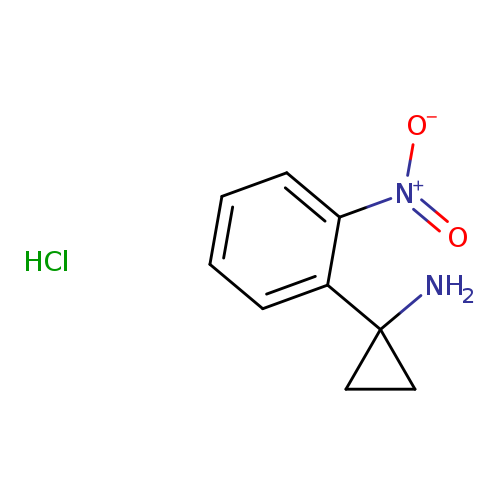1-(2-nitrophenyl)cyclopropan-1-amine hydrochloride