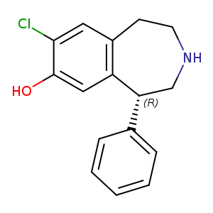 1H-3-Benzazepin-7-ol,8-chloro-2,3,4,5-tetrahydro-5-phenyl-, (5R)-