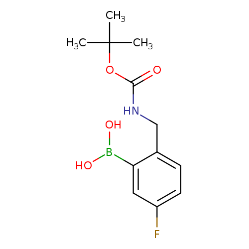 2-BOC-aminomethyl-5-fluorophenylboronic acid