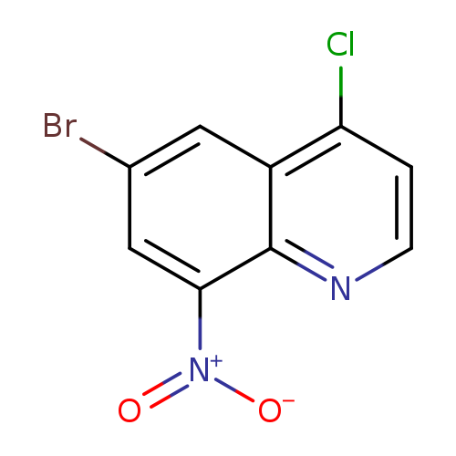 Quinoline, 6-bromo-4-chloro-8-nitro-