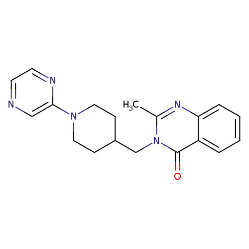 2-methyl-3-{[1-(pyrazin-2-yl)piperidin-4-yl]methyl}-3,4-dihydroquinazolin-4-one
