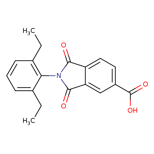 1-[4-(3,5-dimethylphenoxy)phenyl]-5-oxopyrrolidine-3-carboxylic acid