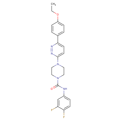 N-(3,4-difluorophenyl)-4-[6-(4-ethoxyphenyl)pyridazin-3-yl]piperazine-1-carboxamide