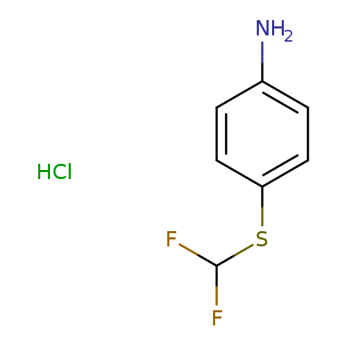 4-[(difluoromethyl)sulfanyl]aniline hydrochloride