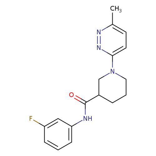 N-(3-fluorophenyl)-1-(6-methylpyridazin-3-yl)piperidine-3-carboxamide