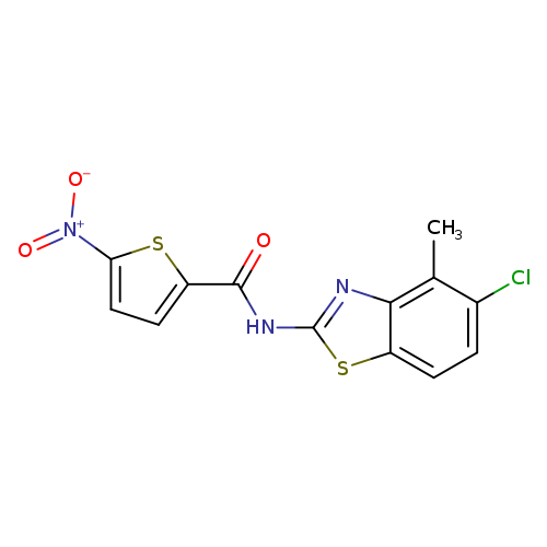 N-(5-chloro-4-methyl-1,3-benzothiazol-2-yl)-5-nitrothiophene-2-carboxamide