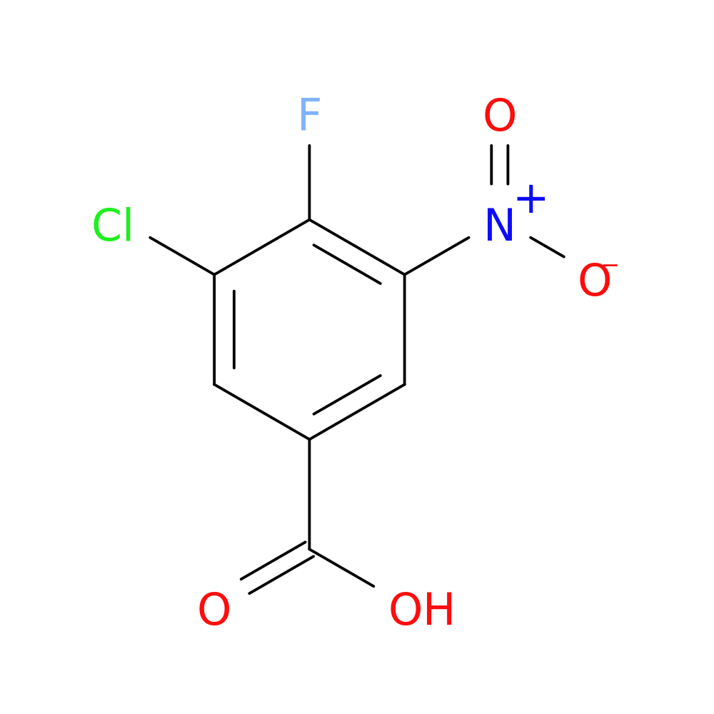 3-Chloro-4-Fluoro-5-Nitrobenzoic Acid