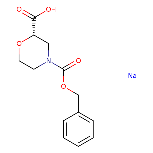 (2S)-4-benzyloxycarbonylmorpholine-2-carboxylic acid;sodium salt