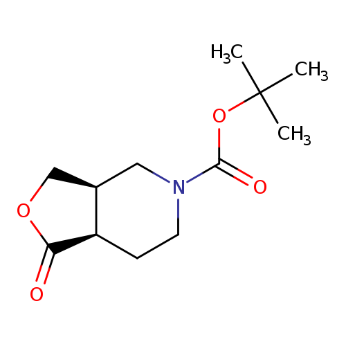 (3aR,7aR)-rel-5-Boc-hexahydro-1-oxo-furo[3,4-c]pyridine