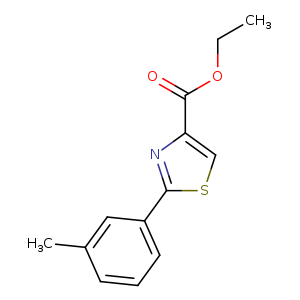 4-Thiazolecarboxylic acid, 2-(3-methylphenyl)-, ethyl ester