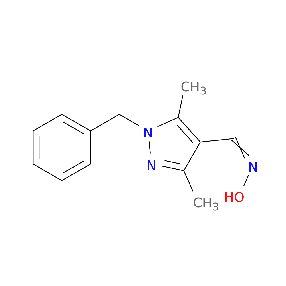 N-[(1-benzyl-3,5-dimethyl-1H-pyrazol-4-yl)methylidene]hydroxylamine