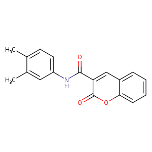 N-(3,4-Dimethylphenyl)-2-oxo-2H-1-benzopyran-3-carboxamide