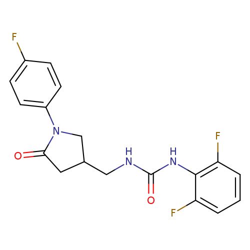 1-(2,6-difluorophenyl)-3-{[1-(4-fluorophenyl)-5-oxopyrrolidin-3-yl]methyl}urea
