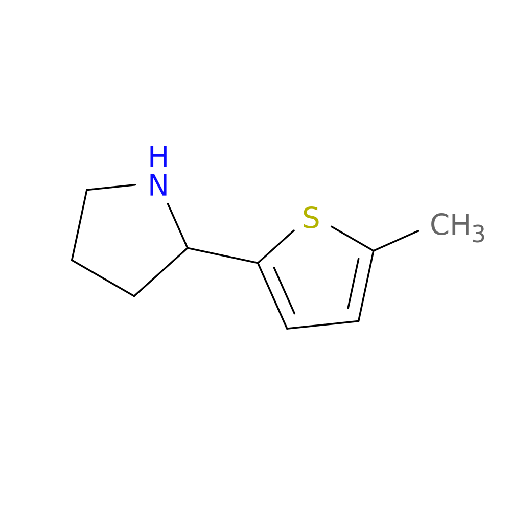 2-(5-Methylthiophen-2-yl)pyrrolidine