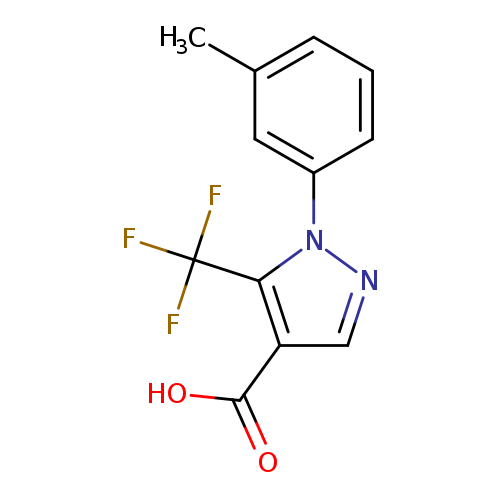 1H-Pyrazole-4-carboxylic acid, 1-(3-methylphenyl)-5-(trifluoromethyl)-
