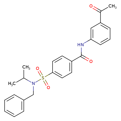 N-(3-acetylphenyl)-4-[benzyl(propan-2-yl)sulfamoyl]benzamide