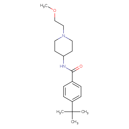 4-tert-butyl-N-[1-(2-methoxyethyl)piperidin-4-yl]benzamide