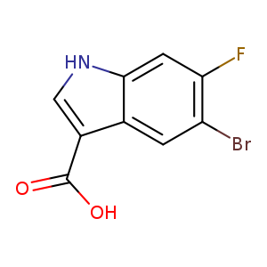 5-bromo-6-fluoro-1H-indole-3-carboxylic acid