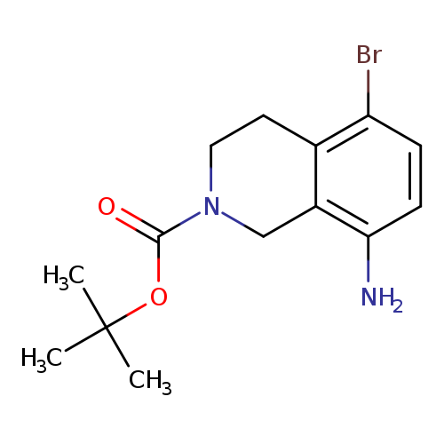 2(1H)-Isoquinolinecarboxylic acid, 8-amino-5-bromo-3,4-dihydro-, 1,1-dimethylethyl ester