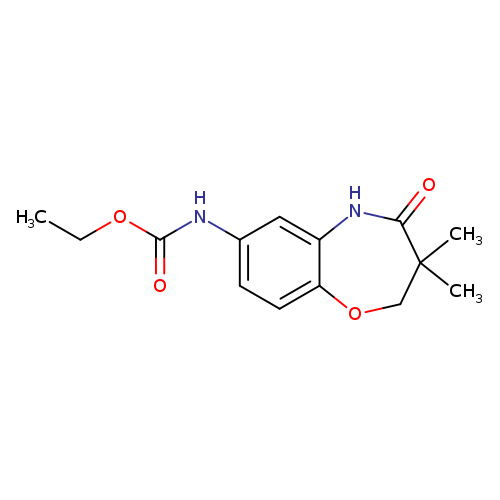 ethyl N-(3,3-dimethyl-4-oxo-2,3,4,5-tetrahydro-1,5-benzoxazepin-7-yl)carbamate