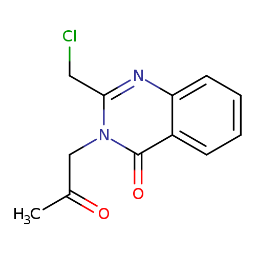 2-(chloromethyl)-3-(2-oxopropyl)-3,4-dihydroquinazolin-4-one