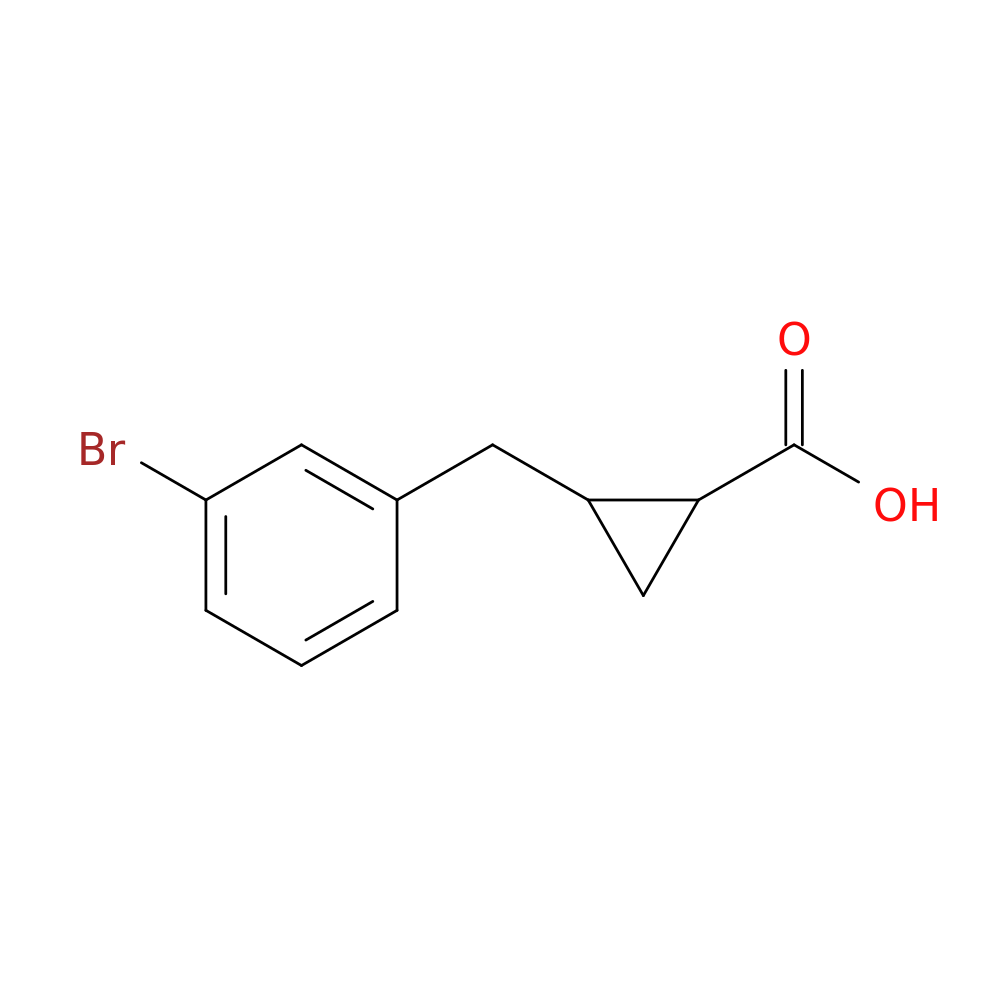 2-[(3-bromophenyl)methyl]cyclopropane-1-carboxylic acid