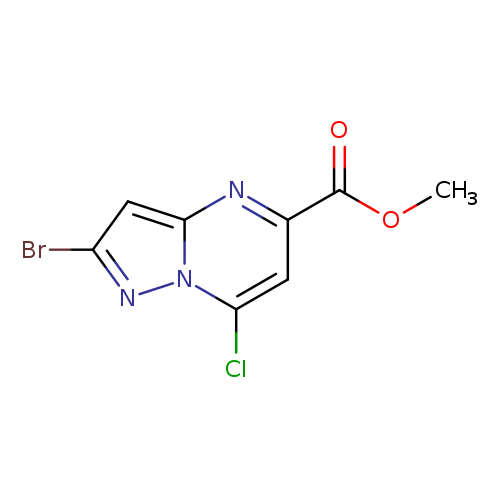methyl 2-bromo-7-chloropyrazolo[1,5-a]pyrimidine-5-carboxylate