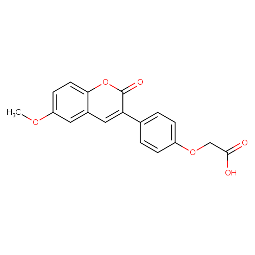 2-[4-(6-methoxy-2-oxo-2H-chromen-3-yl)phenoxy]acetic acid