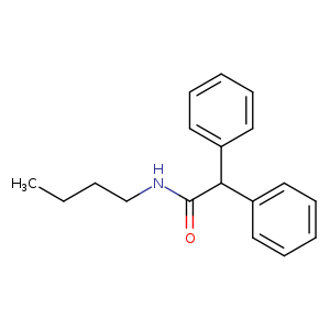 Benzeneacetamide, N-butyl-.alpha.-phenyl-