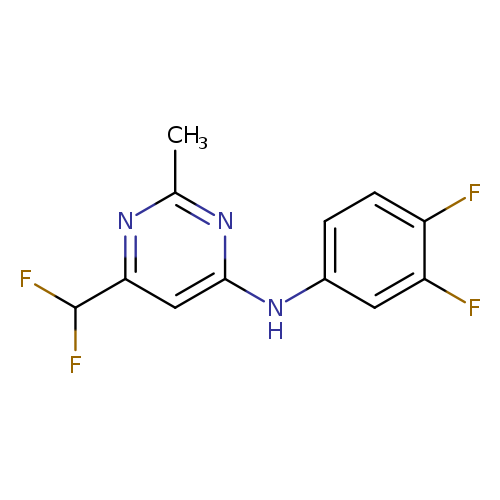 6-(difluoromethyl)-N-(3,4-difluorophenyl)-2-methylpyrimidin-4-amine