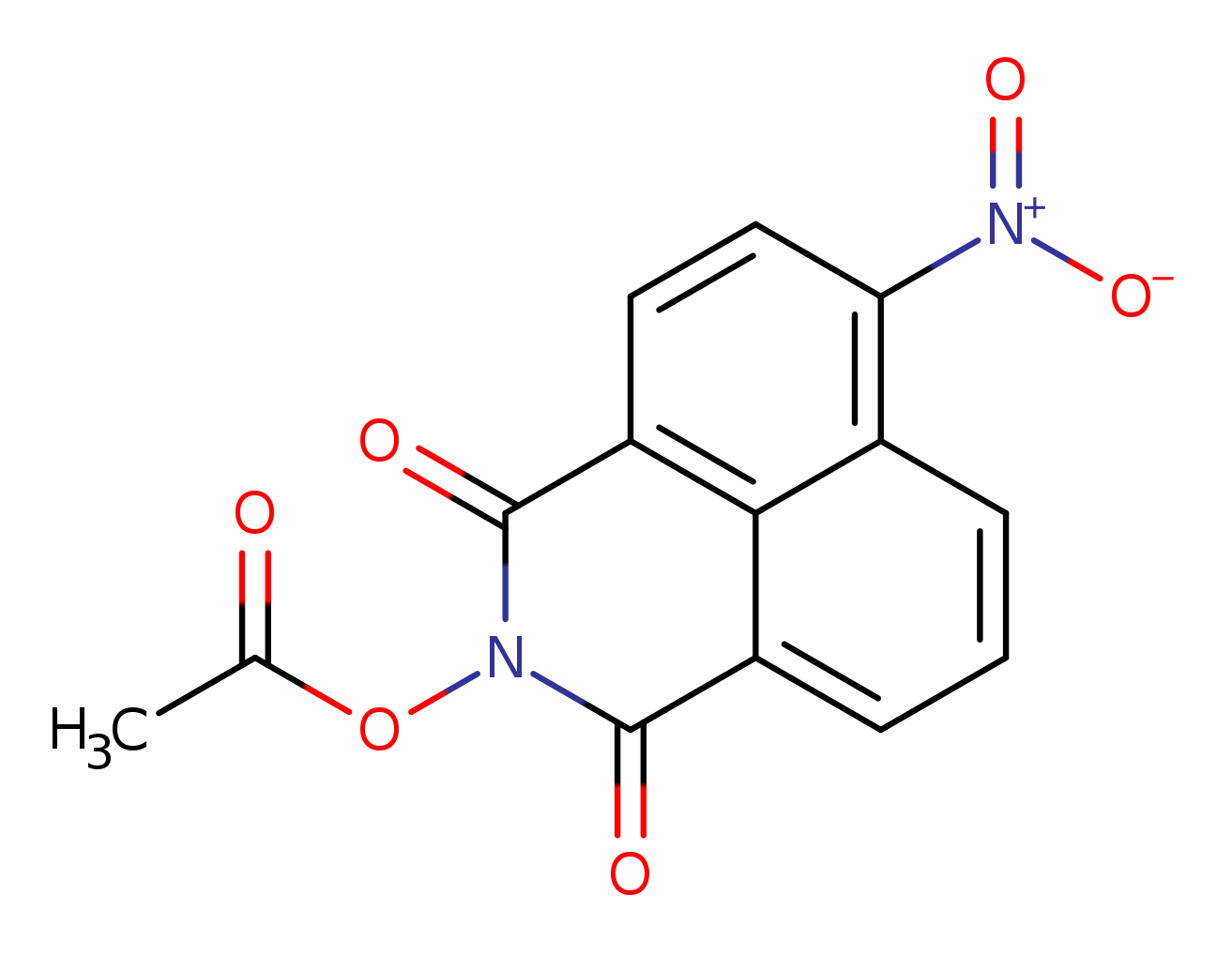 8-nitro-2,4-dioxo-3-azatricyclo[7.3.1.0^{5,13}]trideca-1(12),5,7,9(13),10-pentaen-3-yl acetate
