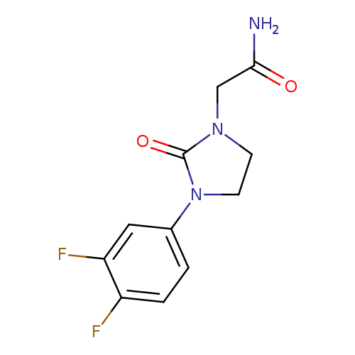 2-[3-(3,4-difluorophenyl)-2-oxoimidazolidin-1-yl]acetamide