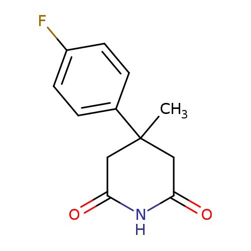 4-(4-fluorophenyl)-4-methylpiperidine-2,6-dione