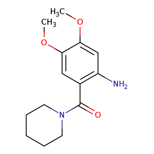 4,5-dimethoxy-2-(piperidine-1-carbonyl)aniline
