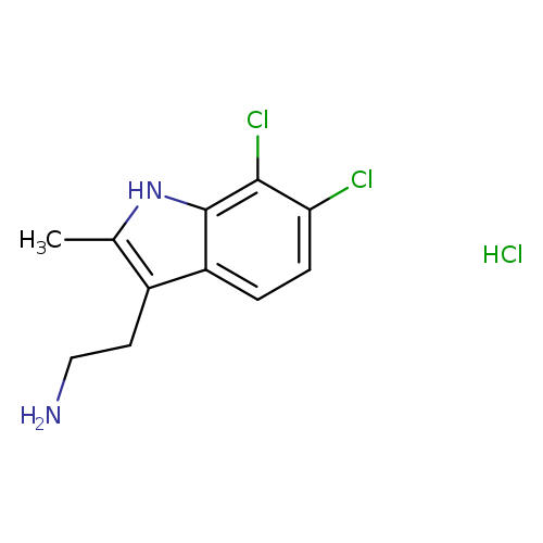 2-(6,7-Dichloro-2-methyl-1h-indol-3-yl)ethanamine, HCl