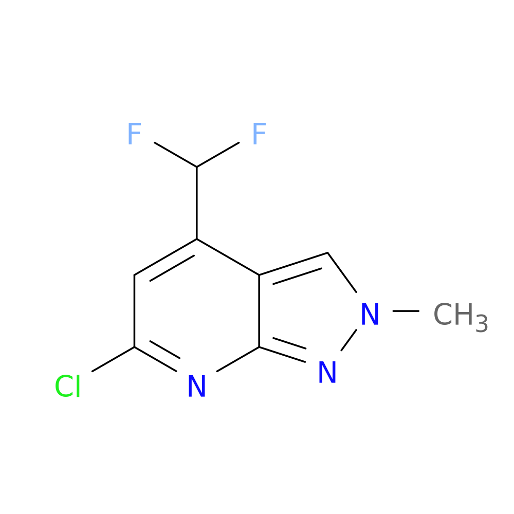 6-chloro-4-(difluoromethyl)-2-methyl-2H-pyrazolo[3,4-b]pyridine