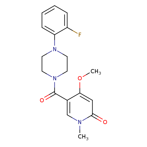 5-[4-(2-fluorophenyl)piperazine-1-carbonyl]-4-methoxy-1-methyl-1,2-dihydropyridin-2-one