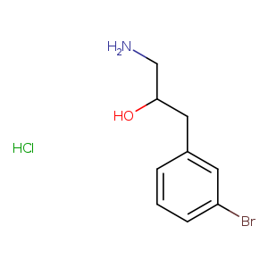 1-amino-3-(3-bromophenyl)propan-2-ol hydrochloride