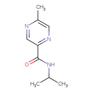 Pyrazinecarboxamide, 5-methyl-N-(1-methylethyl)- (9CI)