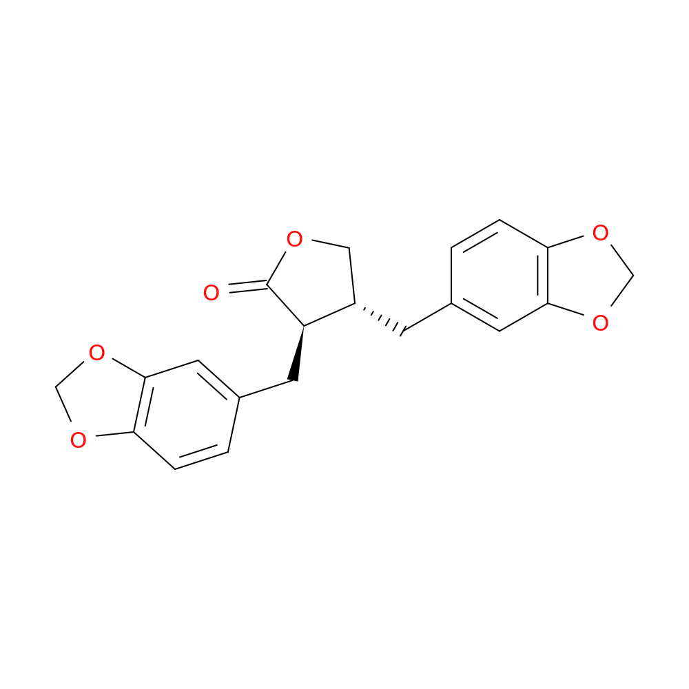 (3R,4R)-3,4-Bis(benzo[d][1,3]dioxol-5-ylmethyl)dihydrofuran-2(3H)-one