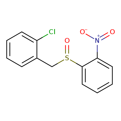 1-[(2-chlorophenyl)methanesulfinyl]-2-nitrobenzene