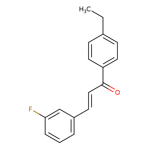 (2E)-1-(4-ethylphenyl)-3-(3-fluorophenyl)prop-2-en-1-one