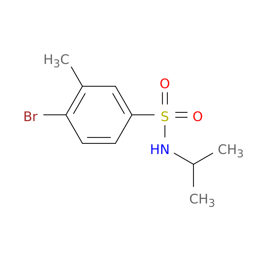N-Isopropyl 4-bromo-3-methylbenzenesulfonamide
