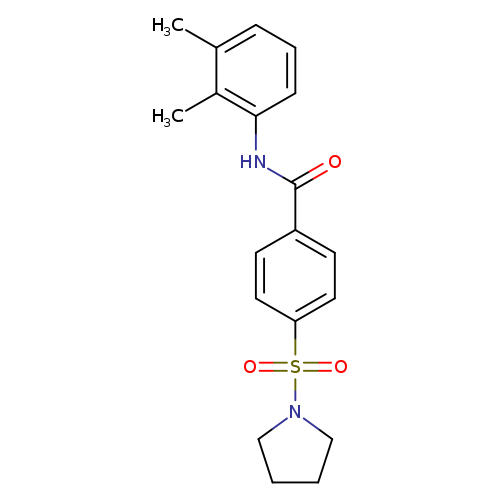 N-(2,3-dimethylphenyl)-4-(pyrrolidine-1-sulfonyl)benzamide