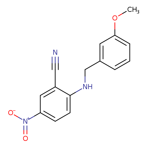 2-[(3-Methoxybenzyl)amino]-5-nitrobenzonitrile