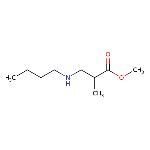 Propanoic acid,3-(butylamino)-2-methyl-, methyl ester